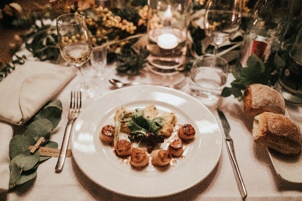 Il menù per il matrimonio invernale